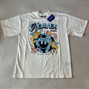 Heaven Calls Graphic Tee in White